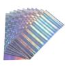 10Pcs Holographic Adhesive Film Flash Lure Tape Flash Artificial Fish Skin DIY Jig Sticker for Fishing Lure Making DIY