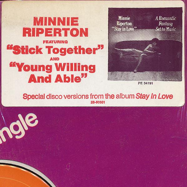 

12inch Record MINNIE RIPERTON Stick Together Young Willing And 2850351 Epic 1977 US SoulFunk Used