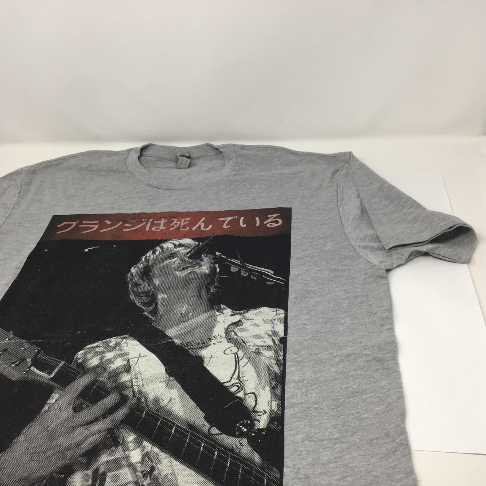 Kurt Cobain Japan graphic T-shirt grey Large New S