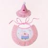 Cute  Costume Supplies  Puppy Cat Bib Adjustable Drool Scarf Pets  Accessories Birthday  Party Hat Large  Cat Dog Bandana Set
