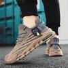 Neue Frühjahrs- und Sommer-Fliegenweberei, dünne, atmungsaktive Low-Top-Sneaker, Schnürung, Lauf-Plattform, Dad-Schuhe