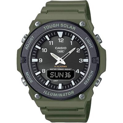 Hodinky Casio, Casio Collection, Tough Solar, AQ-S820W-3BJF, Pánské, Khaki, [Oficiální japonský produkt]