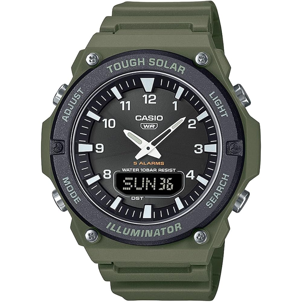 

Годинник Casio, Колекція Casio, Tough Solar, AQ-S820W-3BJF, Чоловічий, Хаки, [Офіційний японський продукт]