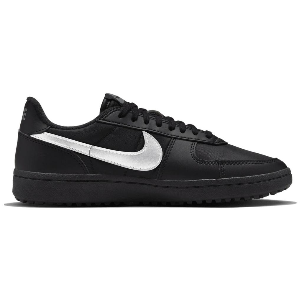 Nike  Field General 82 Black Metallic Silver Women Sneakers FZ5593-001