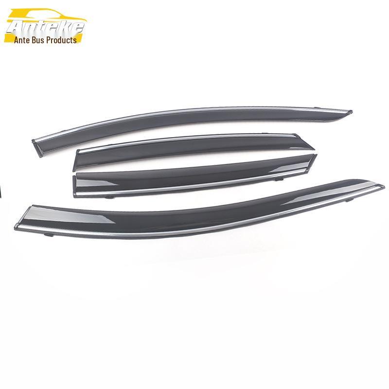 

Совместим с 20 моделями: Дефлектор дождя Han с яркой пластиковой полосой и декоративной отделкой козырька. Автомобильные аксессуары.