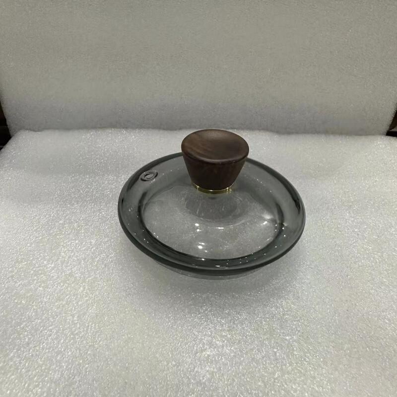 Borosilicate Glass Teapot with Walnut Handle