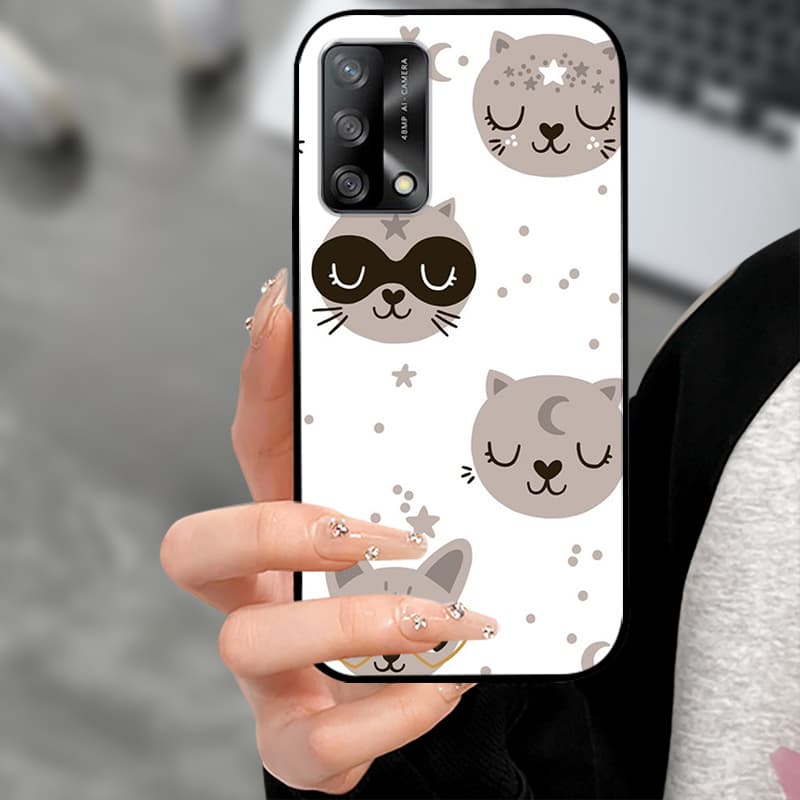 

Case For Oppo A74 4G Case Fashion Soft Silicone Phone Case For Oppo A74 5G OppoA74 A 74 Cover Coque Capa Cartoon Bumper CHP2219 Oppo A74 5G