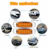 20PCS 12-24V Truck Side Marker Light 12LED Car Trailer Clearance Side Light for Lorry Bus Van Caravan LED Car Light Waterproof