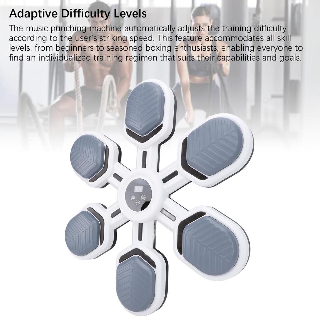 Music Boxing Machine Wall Mounted Smart Bluetooth Music Punching Training Machine for Home