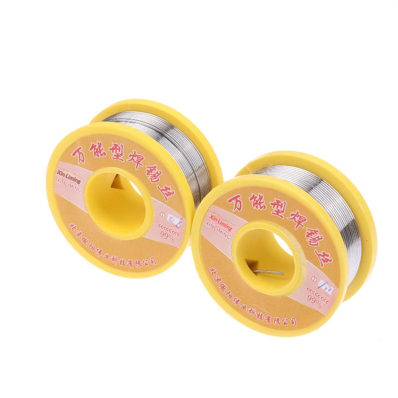 Hot 50G Tin Wire Soldering Wire With Flux Melt Rosin Core Solder Roll No-clean Electrical Repair Solder For Soldering 0.8/1.0mm