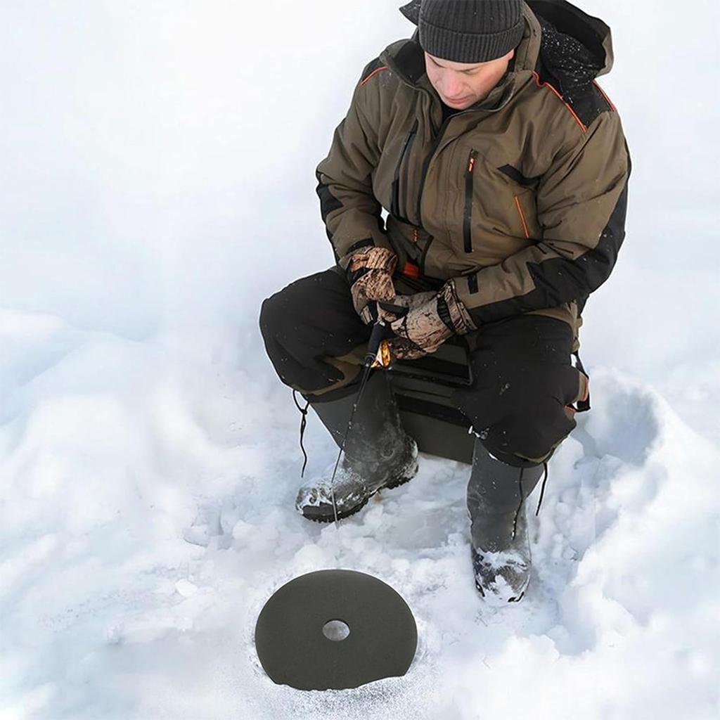 Ice Fishing Hole Covers,Ice Fishing Hole Insulator, Ice Hole Cover Lid Winter, Ice Fishing To Ice Holes From, Outdoor Sport
