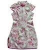 Children's Summer Lace Qipao Dress - Cute Cotton Linen Gown for Girls