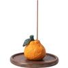 Practical Ugly Orange Incense Holder Good Luck Ceramic Incense Stick Holder  Indoor