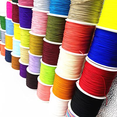 NOUVEAU Fil de Cordon en Nylon 0.4/0.8/1.0/1.5mm Nœud Chinois Cordon de Macramé Bracelet Corde Tressée DIY Pompons Perlage Fil Shamballa