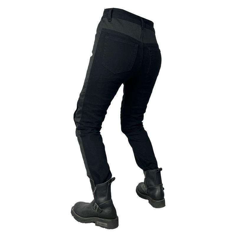 Motorcycle Riding Pants Racing Fit Breathable Mesh Protective Gear With Silicone Knee Pads Adjustable Waist