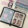 A5 Stern Transparent Abdeckung Binder Fotokarte Halter Idol Fotoalbum Foto Sammeln Buch Zipper Tasche Lagerung Schreibwaren