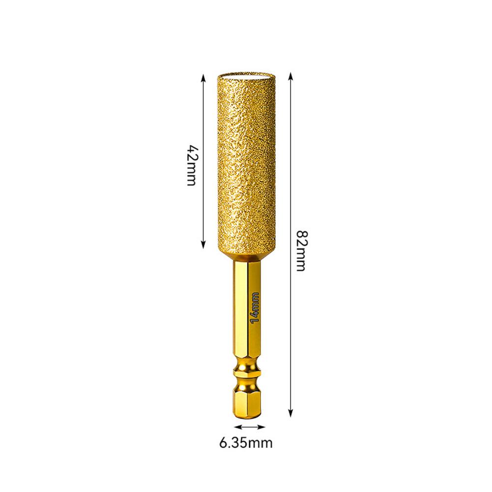 1pc Dry Drilling Thread Hexagonal Shank Core Drill Bits 6-16mm Brazed Dry Drilling Drill Bit For Tile Marble Granite Drilling