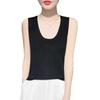 Summer New Knitted Sleeveless Vest Loose and Versatile T-shirt Short-sleeved Top with Base Layer