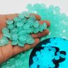 300pcs/bag Outdoor Yard Luminous Stones Garden Pebbles Glow In Dark Fish Tank Aquarium Decoration Natural Crystals Rocks