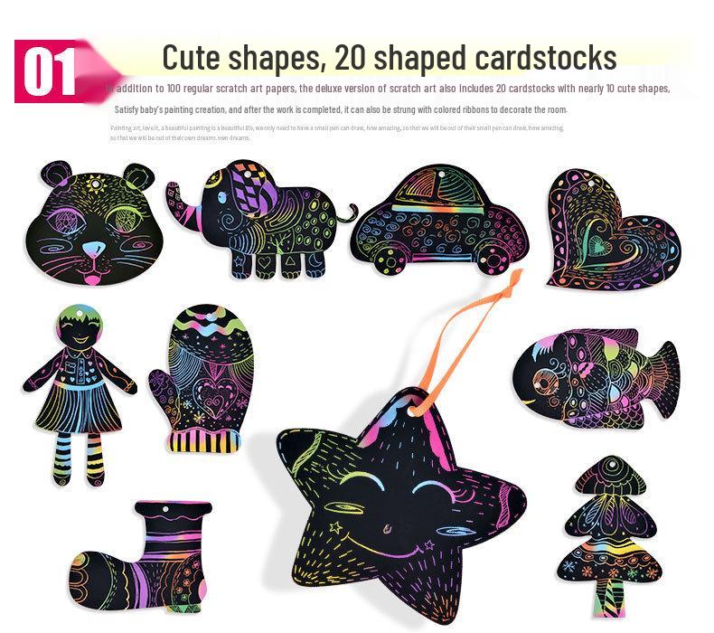 Kindergarten Art Supplies: Handmade Projects for Middle and Big Class Decorations.