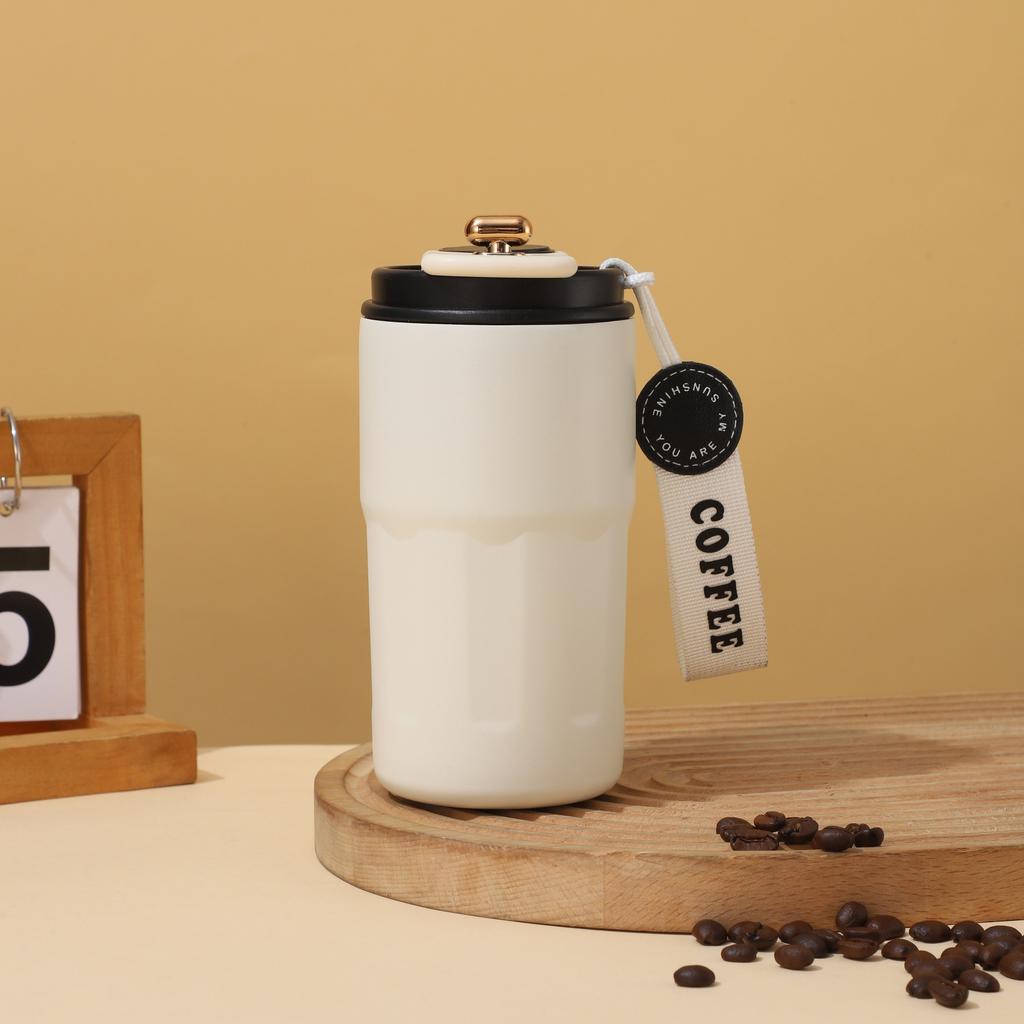 316 Stainless Steel Thermos Cup Intelligent Temperature Display Coffee Cup Rope Car Portable Cup