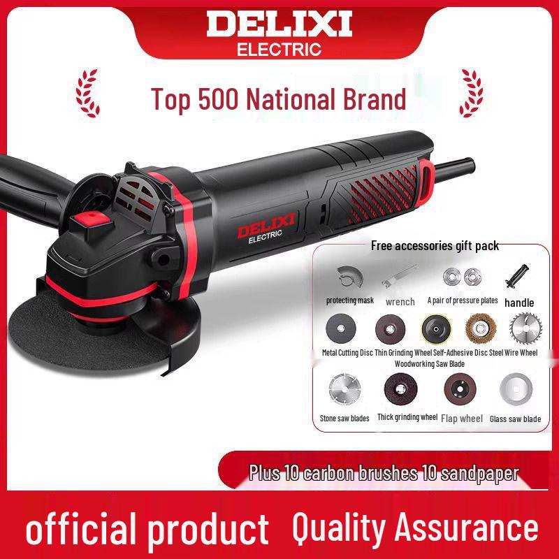 High-Power Multifunctional Angle Grinder and Polisher for Home Use