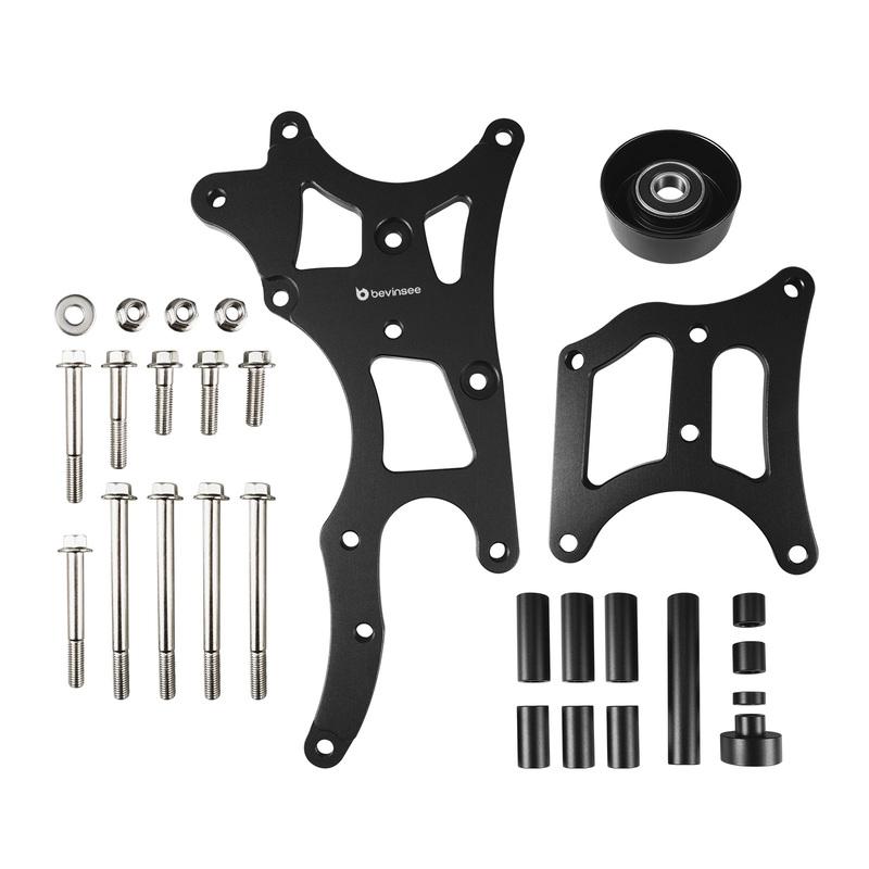 For LS Truck Factory Location Alternator & Power Steering Bracket for LQ4 LQ9 LY5 4.8L 5.3L 6.0L, Replace for 12554030