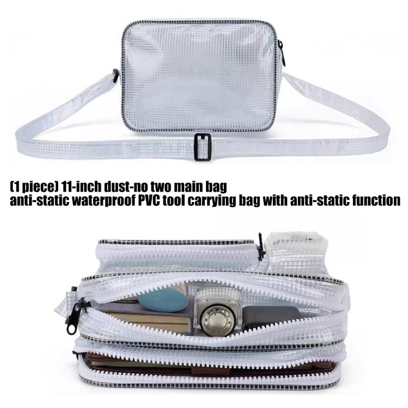 Waterproof Dustproof Tool Organizers Pouch with Ergonomic Shoulder Strap and Anti Statical Properties for Sensitive Tool