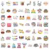 55Pcs Happy Birthday Creative Graffiti Stickers Suitcase Water Cup Stationery Laptop Refrigerator Decoration Diy Decals