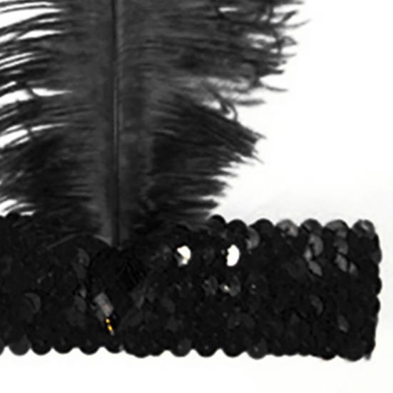 Headband Beautiful Lovely Brilliant Halloween Feather Headwear for Festival