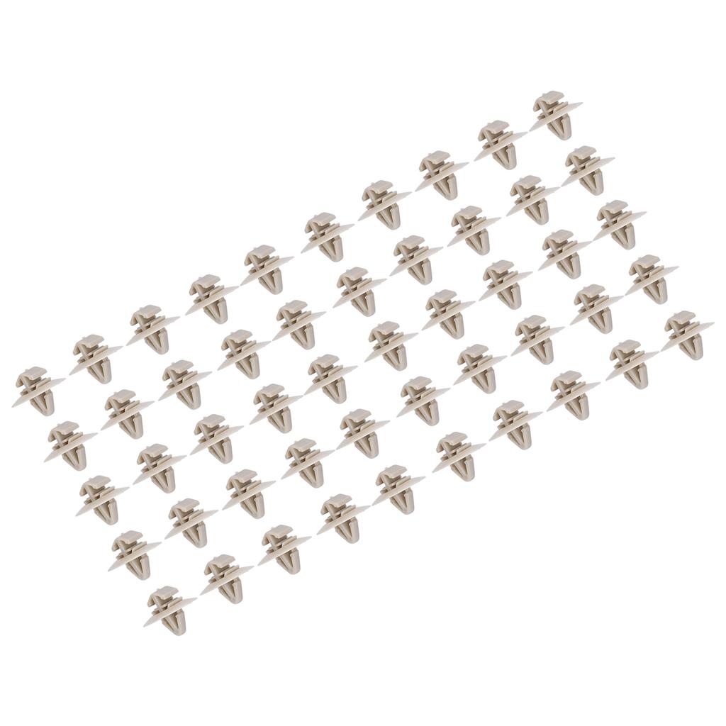 50pcs Side Door Moulding Trim Clips Exterior Fasteners Kit 93160023 Replacement for Vauxhall Vivaro