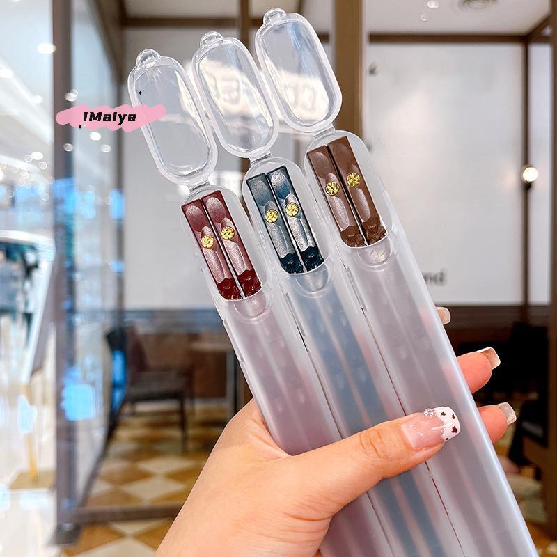 M-Portable Japanese Chinese Chopsticks Sushi Non-slip Sticks Reusable Korean Chopsticks Set Healthy Alloy Tableware Set