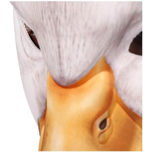 1Pcs Halloween White Duck Masks Animal Duck Mask Masquerade Duck Mask for Halloween Easter Carnival Costume Party Props