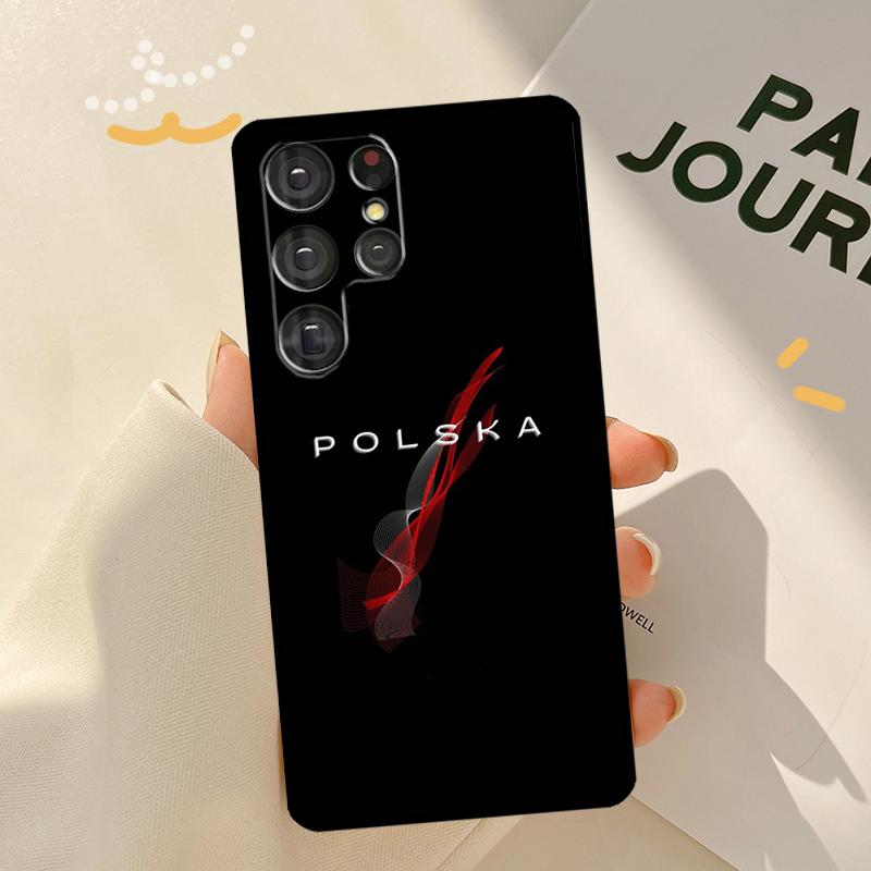 Poland Flag Case For Samsung Galaxy S23 S21 S22 Ultra Note 20 S20 FE S8 S9 S10 Note 10 Plus Phone Shell