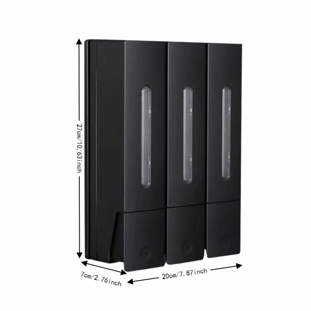White Black Grey Shower Soap Dispenser ABS Shampoo Conditioner Dispenser Soap Dispenser  Home Hotel