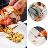 Meeresfrüchte-Werkzeugset Krabben-Garnelen-Zangen Löffel-Set Hummer-Krabben-Knacker Zubehör
