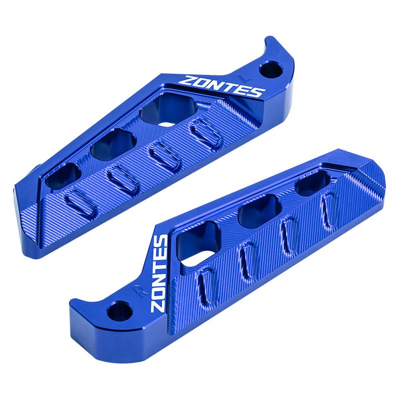 For Zontes G1 125 ZT125 G1 ZT125U ZT 125 U ZT 310X ZT310R Motorcycle Accessories Rear Pedal Passenger Footrest Pegs Foot Plate
