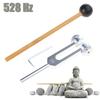 Stimmgabel 528Hz Stimmgerät Chakra zur DNA-Reparatur Klangheilung Tragbares Schlägel Stimmgabel-Set Verwendet für Mädchen/Jungen/Eltern