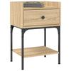 vidaXL Nachttisch Sonoma-Eiche 40,5x31x60 cm Holzwerkstoff