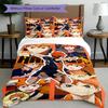 3pcs Duvet Cover Set (1*Duvet Cover + 2*Pillowcase, Without Core), Haikyu Print Bedding Set, Bedroom Decor, All‑Season, Birthday Gift