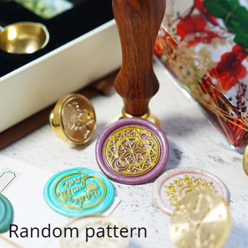 1Pcs 1Set DIY Wax Seal Box Set Sealing Beads for Envelope Wedding Packaging Gifts Business Stamping