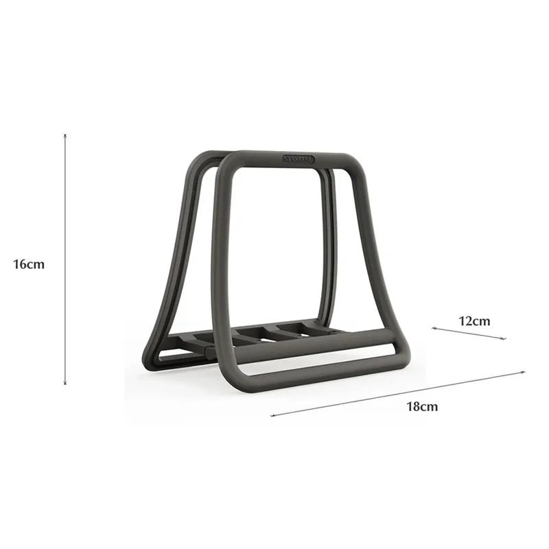 Universal vertical laptop tablet stand, foldable tablet desktop stand, laptop base, multi-purpose stand чёрный