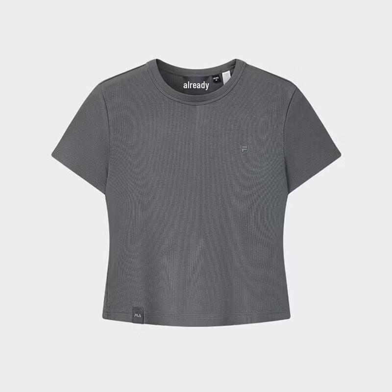 

Женская вязаная футболка FILA с коротким рукавом, приталенного кроя 2XL