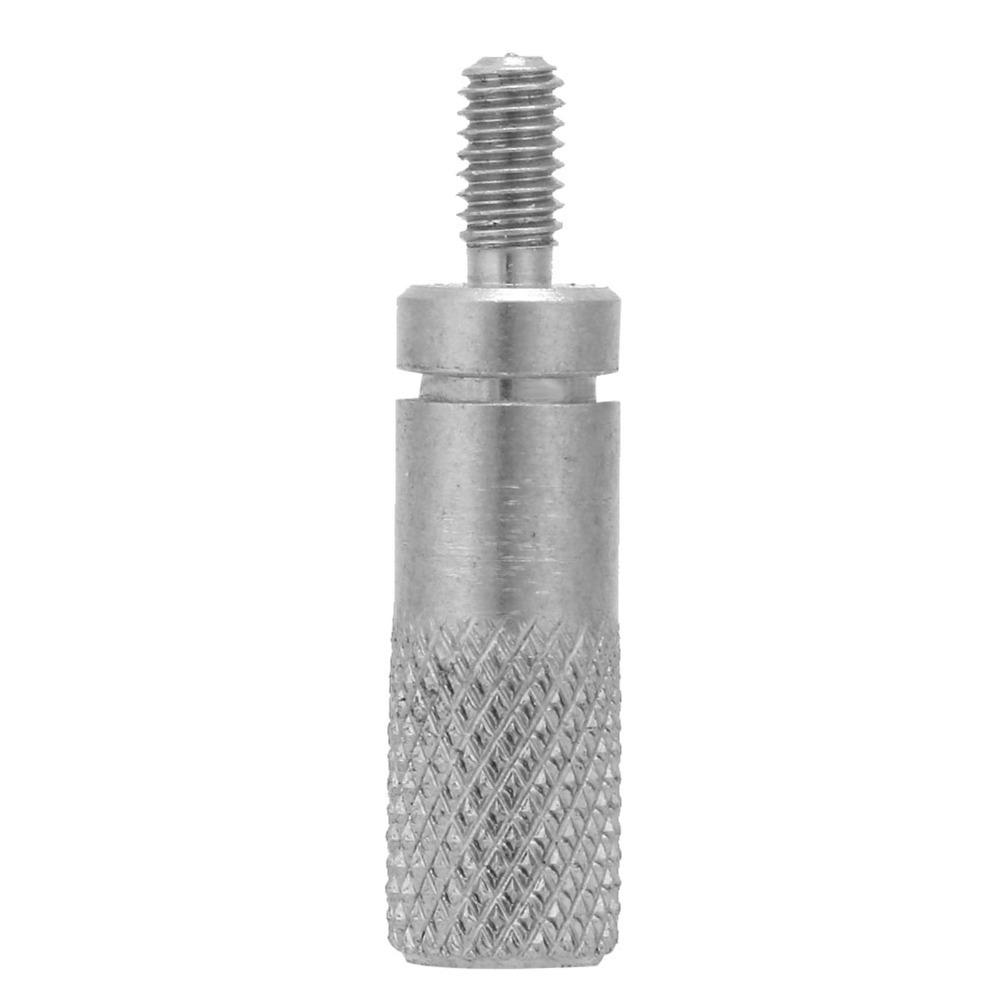 2.5mm Thread Dial Indicator Extension Rod M2.5 Thread 5mm Diameter Extension Stem Silver Stainless steel Extension Rod Adapter