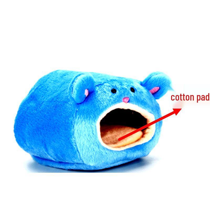 Хлопковое подвесное гнездо для хомяка - Зимнее теплое, дизайн Медвежонка 30-50 pieces