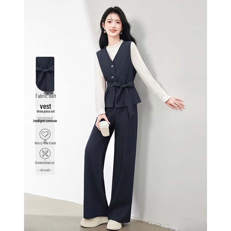 Si Shui Nian Hua Spring 2026 Vest Three-Piece Set L