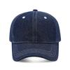 1PC Fashion Solid color denim baseball cap for women Korean casual duckbill cap for men summer sun protection cap
