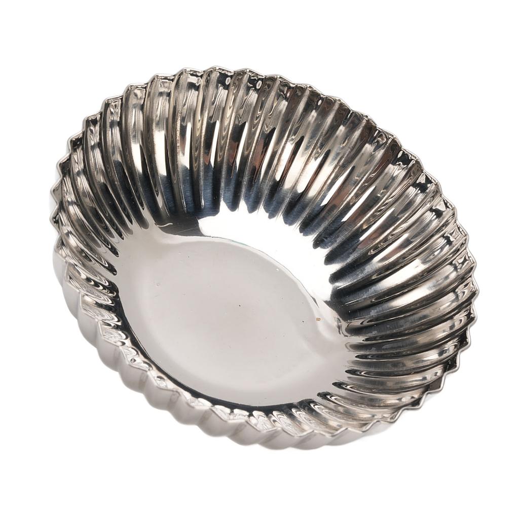 Nerezová miska na dezerty Opakovaně použitelná Miska Držák na salát Dezert Kontejner pro DIY Zmrzlinu Jogurt Pudink 9.8x2.9x4cm