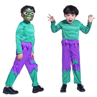 Avengers Hulk Halloween Masquerade Children's Muscle Performance Costume Send Mask