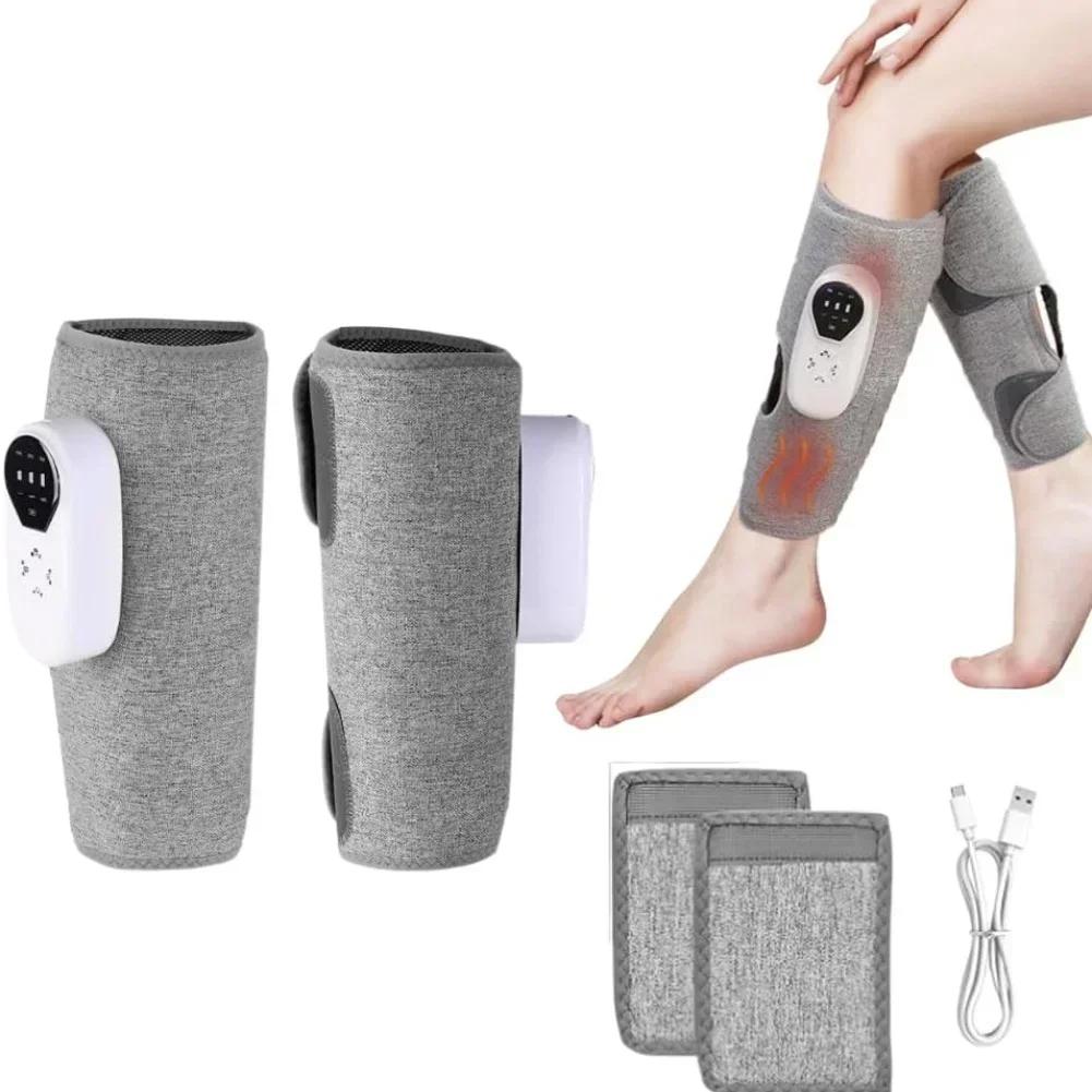 

Wireless Leg Massager 2 PCS with Smart Display Control 3 Heat Settings and 3 Modes for Targeted Calf and Thigh Muscle Recovery China Mainland